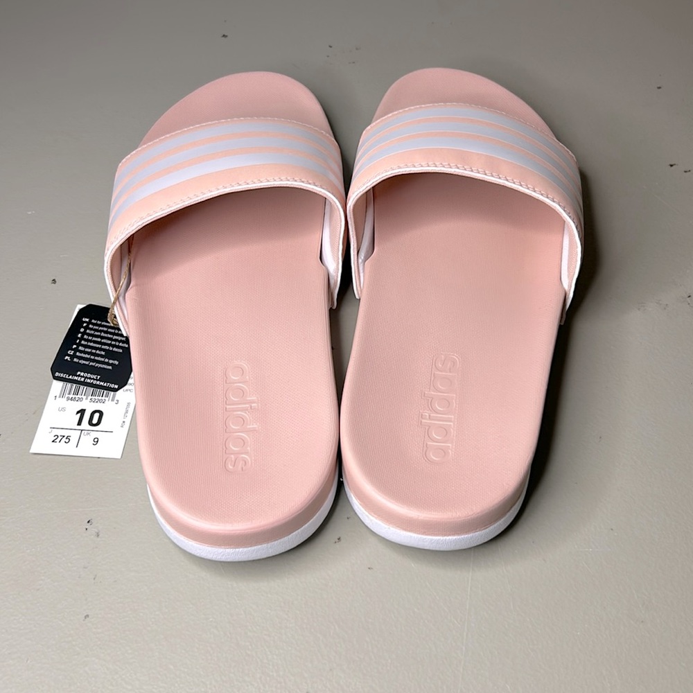Women's Adidas Adilette Comfort Sport Slides Size 10